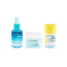Dewy bubble serum & Bouncy water jelly & Hydrating stick SPF30