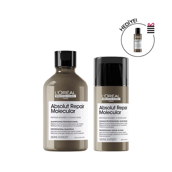 Absolut Repair Molecular Şampuan & Maske, L'Oréal Professionnel