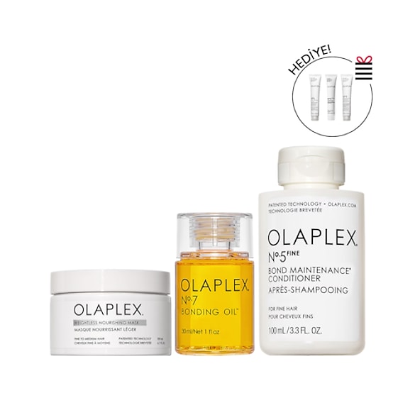 Bonding Oil No.7 & Bond Maintenance Fine Shampoo & Weightless Nourishing Mask, OLAPLEX
