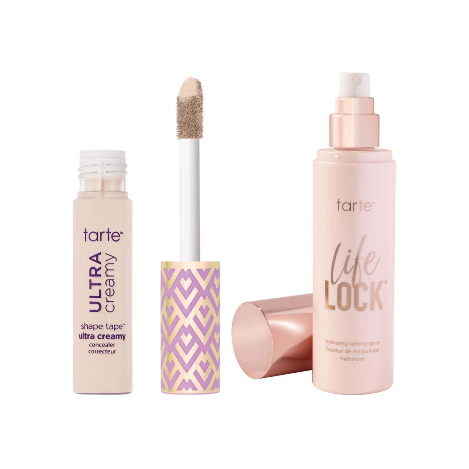 Concealer + Setting Spray, Tarte