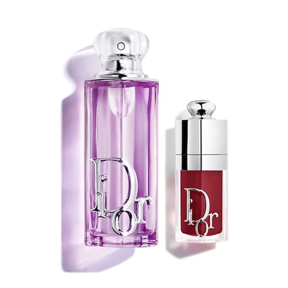 D&uacute;o Dior Addict Purple - Eau de Parfum y Aceite de Labios Hidratante,