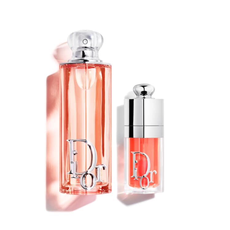 Duo Dior Addict Peachy - Eau de parfum et huile à lèvres hydratante