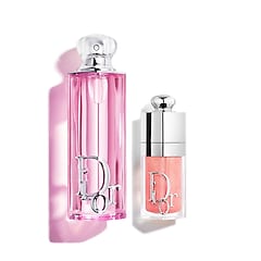 Duo Dior Addict Rosy- Eau de parfum et huile &agrave; l&egrave;vres hydratante, DIOR