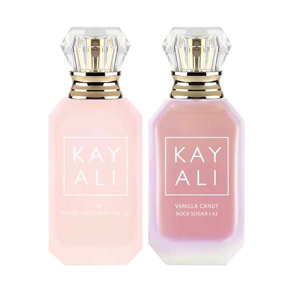 Duo Layering - Vanilla Candy Rock Sugar 42 et Yum Boujee Marshmallow 81, KAYALI