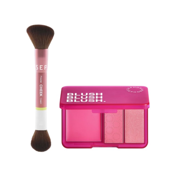Duo Pinceau Joues et Palette Blush Blush Blush