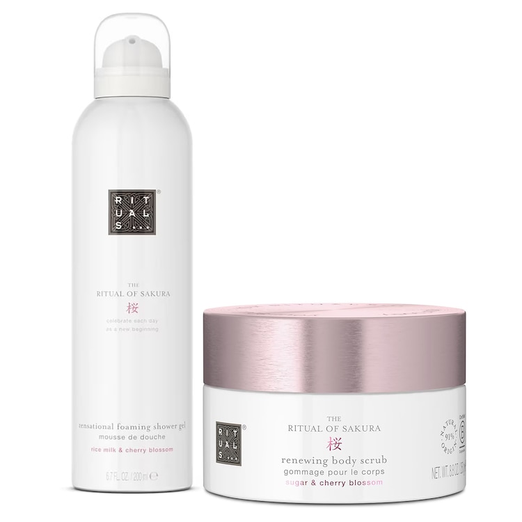 The Ritual of Sakura – Duo Gel douche & Gommage corps   