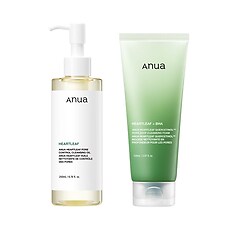 Routine Double Nettoyage - Heartleaf, ANUA THE FOUNDERS