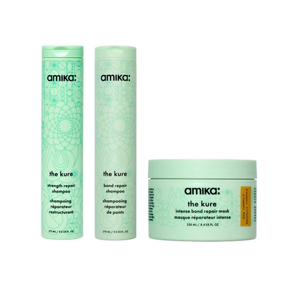 Routine The Kure - Réparateur Restructurant pour Cheveux Abîmés, AMIKA