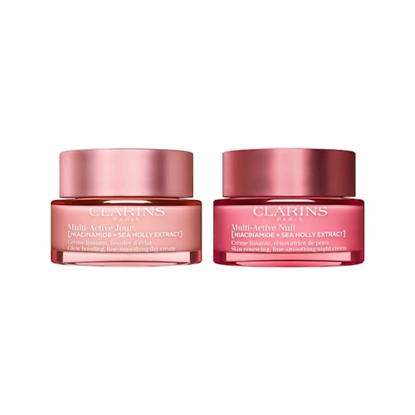 Routine Multi-Active jour et nuit hydratation et éclat, CLARINS