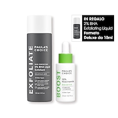 Skin perfecting 2% BHA liquid exfoliant + Boost 10% niacinamide booster, PAULA'S CHOICE