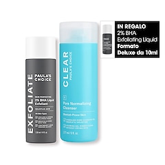 Skin perfecting 2% BHA liquid exfoliant + Pore normalizing cleanser, PAULA'S CHOICE