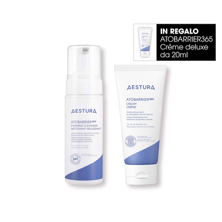 Kit ATOBARRIER365 Detergente viso + Crema idratante