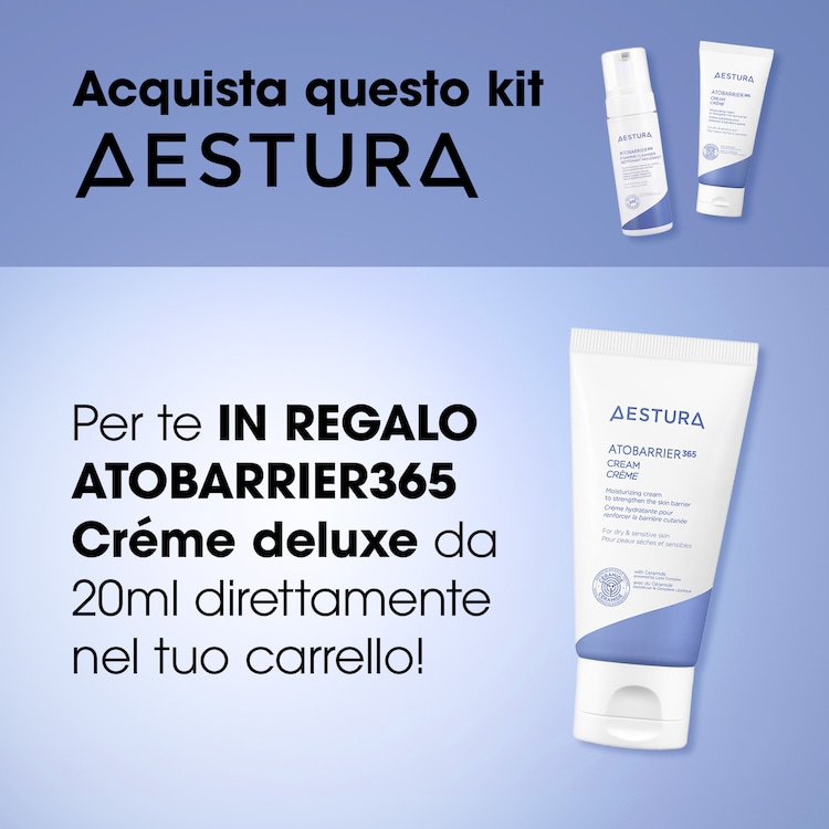 Kit ATOBARRIER365 Detergente viso + Crema idratante