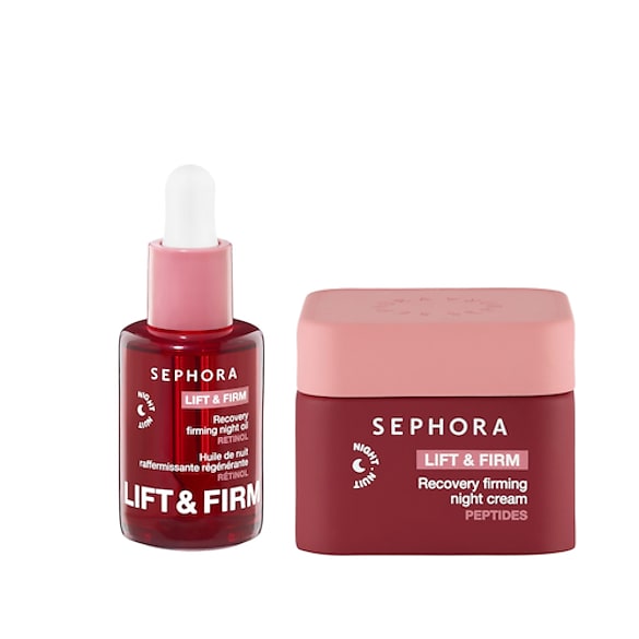 Kit Olio Notte Rigenerante + Crema Rimpolpante Notte, SEPHORA COLLECTION