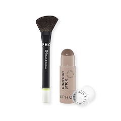 Pennello per guance e zigomi 04 + Contour Stick in crema, SEPHORA COLLECTION