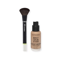 Pennello per fondotinta 01 + Fondotinta Best Skin Ever, SEPHORA COLLECTION