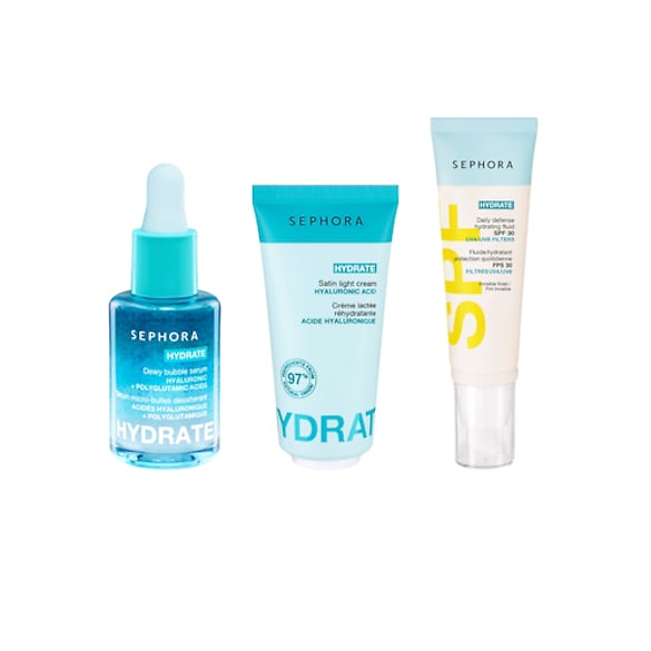 Normal to very dry skin routine with SPF cream, Sephora Collection