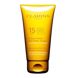 Crème Solaire Anti-Rides Visage - Moyenne Protection SPF 15
