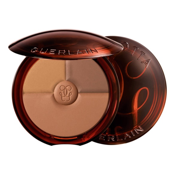 Terracotta Sun Trio - Paleta pudrów brązujących i konturujących, GUERLAIN