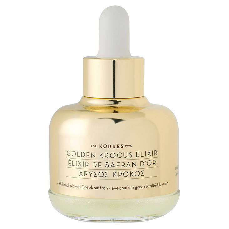 Korres Golden Krocus šafránový elixír proti stárnutí pleti 30 ml