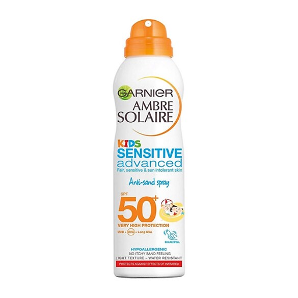 Ambre Solaire Anti-Sand Spray For Kids SPF50, LABO GARNIER