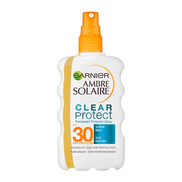 Ambre Solaire Clear Protect Spray SPF30 With Invisible Touch, GARNIER
