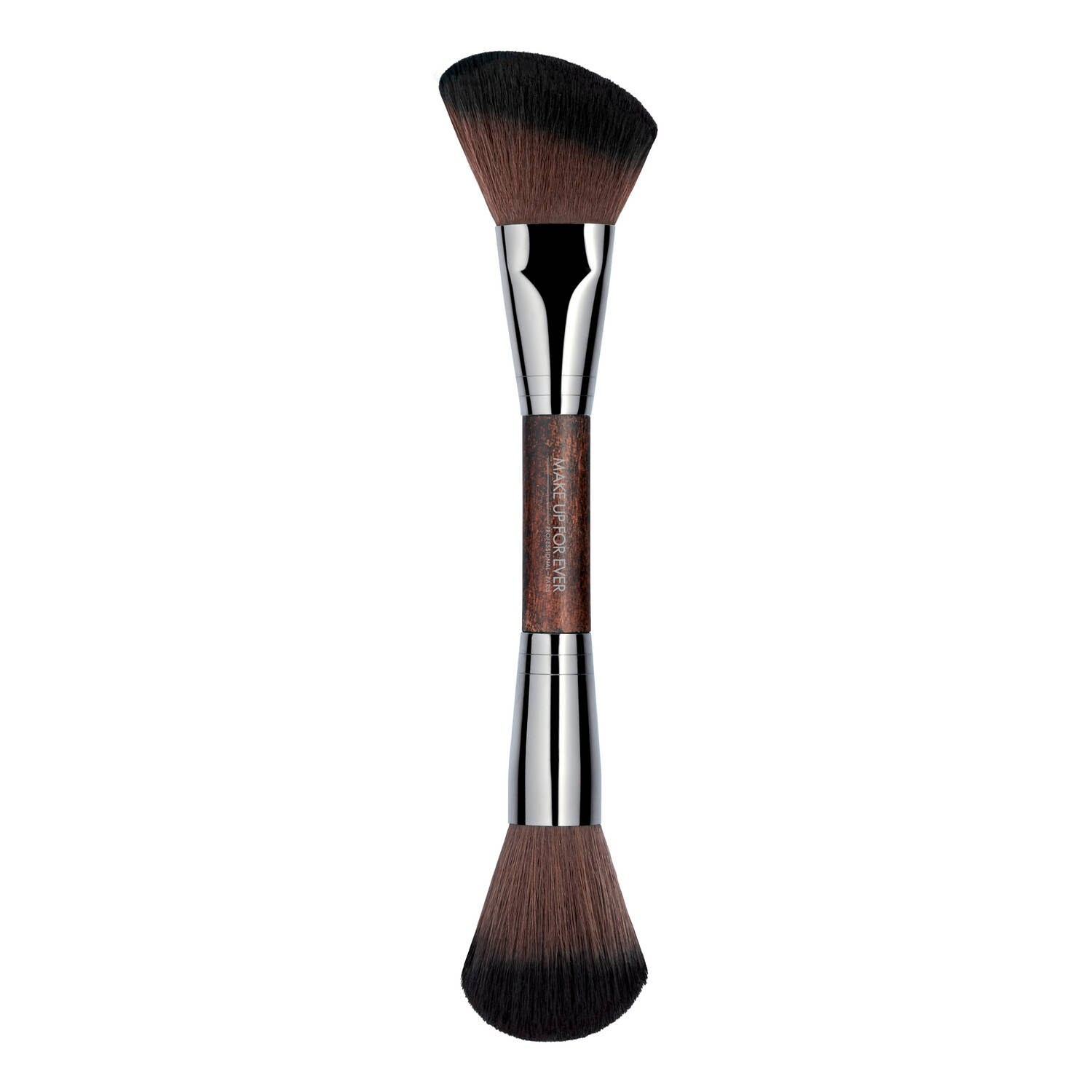 MAKE UP FOR EVER - Double-ended Sculpting Brush - Štětec s dvojitým koncem na konturování a pudr