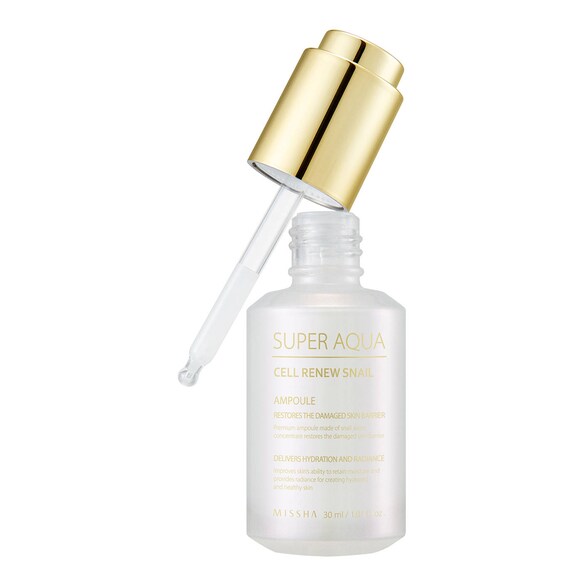 Super Aqua Cell Renew Snail Ampoule - Ampułka, MISSHA