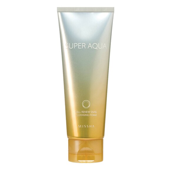 Super Aqua Cell Renew Snail Cleansing Foam - Pianka oczyszczająca, MISSHA