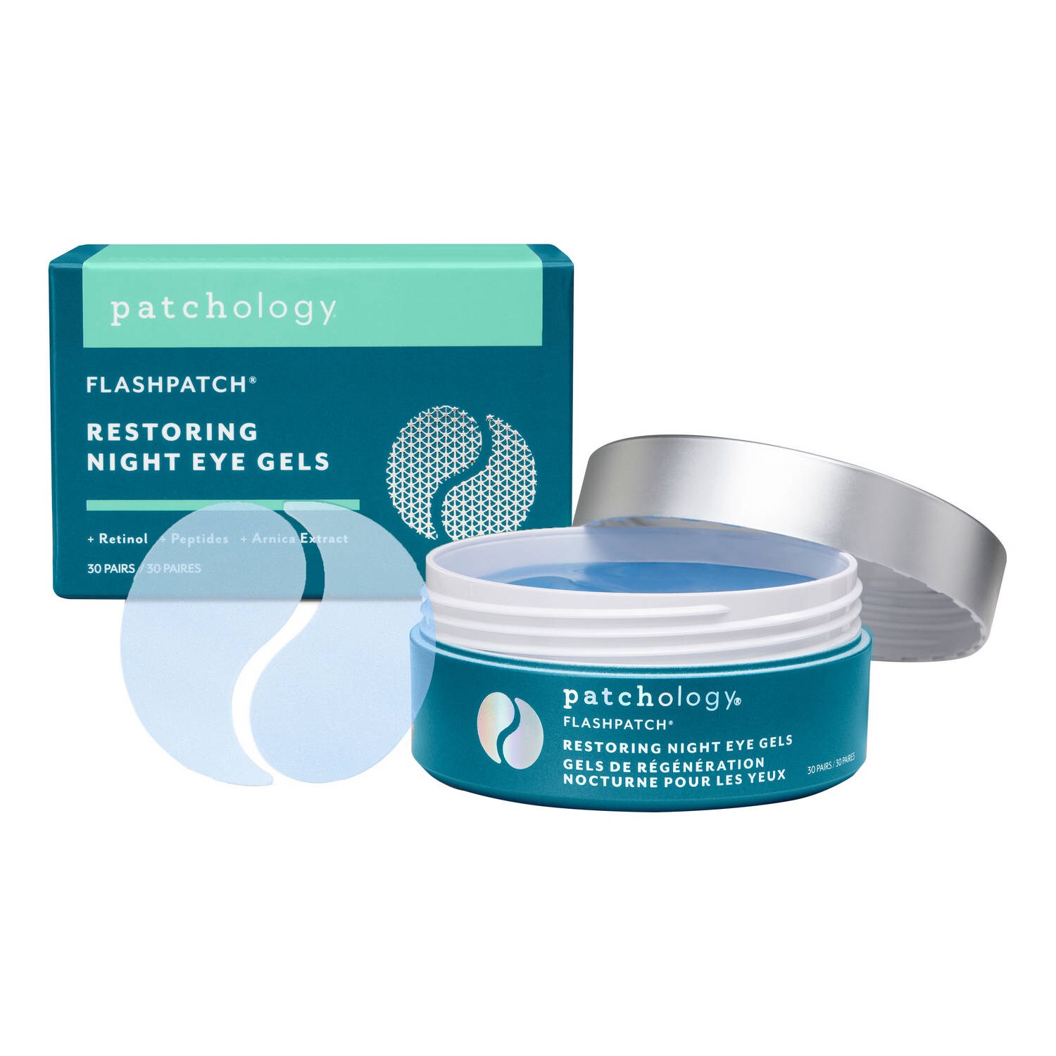 PATCHOLOGY - FlashPatch Restoring Night Eye Gel Mask - Hydrogelová noční maska pod oči