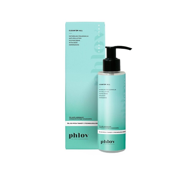 CLEAN'EM ALL - Żel do mycia twarzy z technologią mikropiany