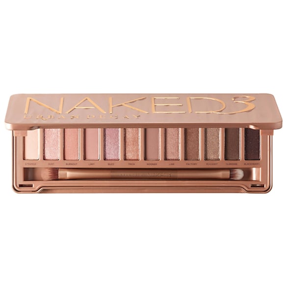 Naked 3 Lidschatten Palette - Palette mit 12 rosafarbenen Nude-Tönen, URBAN DECAY