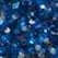Gamma Ray - bright blue and silver glitter