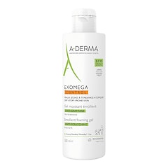 Exomega - Gel moussant émollient anti-grattage, A-DERMA