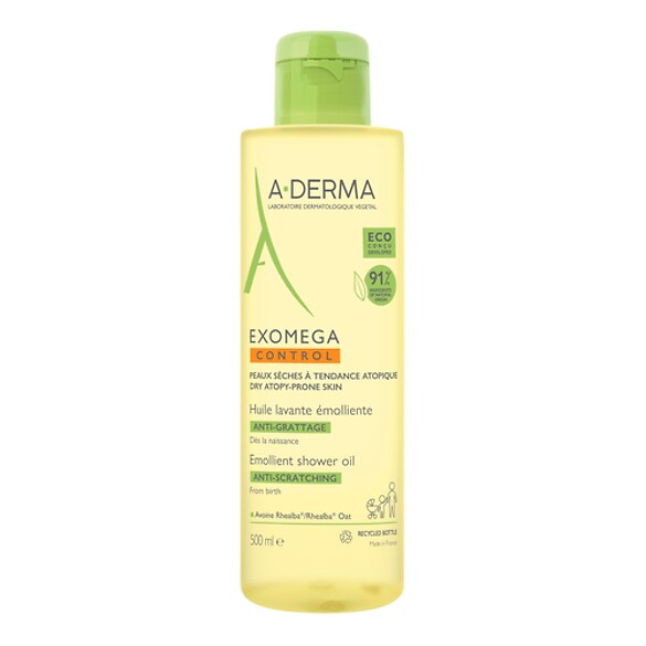 Exomega - Huile lavante émolliente anti-grattage, A-DERMA