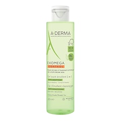 Exomega - Gel Lavant Emollient 2 En 1 Anti-Grattage, A-DERMA