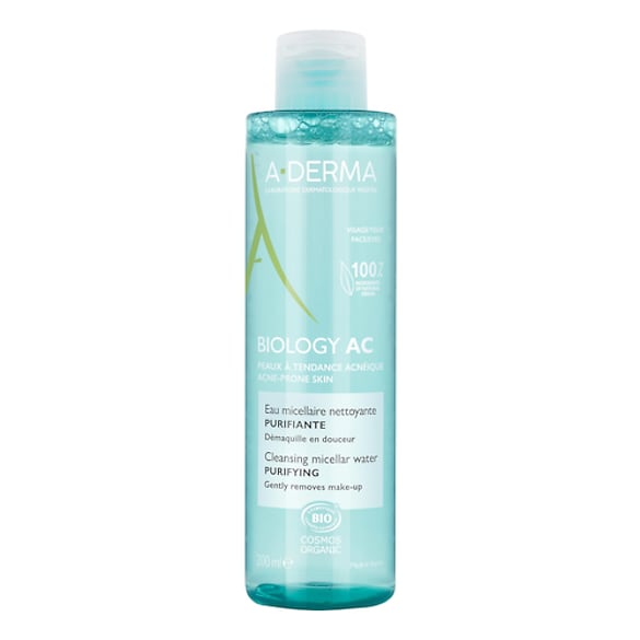 Biology Ac - Eau micellaire nettoyante purifiante, A-DERMA