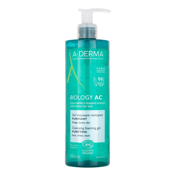 Biology Ac - Gel moussant nettoyant purifiant