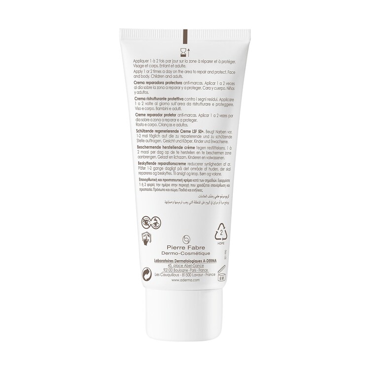Epitheliale A.H Ultra SPF 50+ - Crème réparatrice protectrice anti-marques