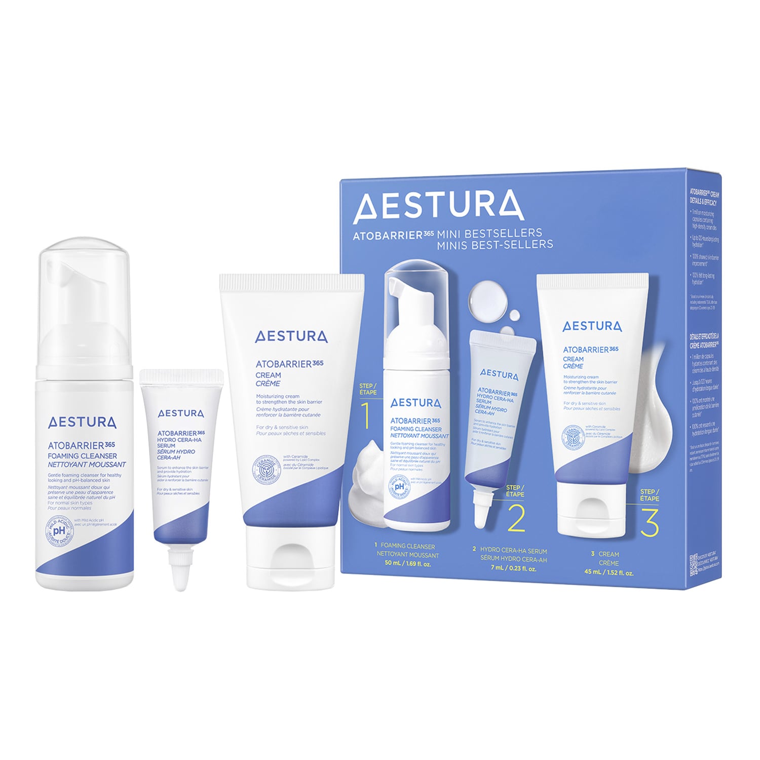 E-shop AESTURA - ATOBARRIER365 bestseller kit - Nejprodávanější miniatury pro citlivou pleť