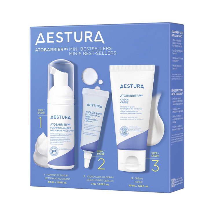 ATOBARRIER365 - Minis Bestsellers Kit soin visage peaux sensibles