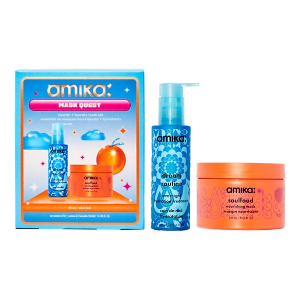 Mask Quest – Nemlendirici ve besleyici saç maskesi seti, AMIKA