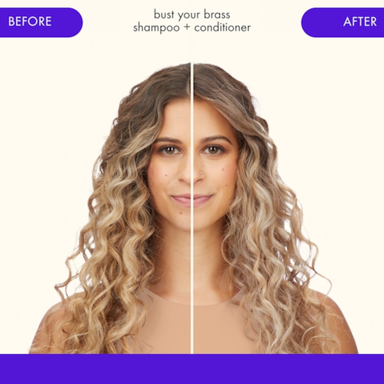 Bust Your Brass - Après-Shampoing Réparateur et Déjaunisseur Blonds Polaires