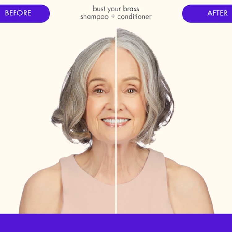 Bust Your Brass - Après-Shampoing Réparateur et Déjaunisseur Blonds Polaires