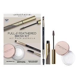 "Full & Feathered" Brow Kit - Kit sprancene