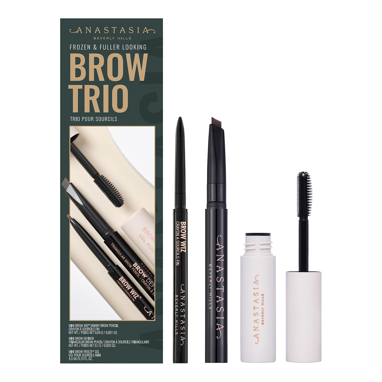 ANASTASIA BEVERLY HILLS - Frozen & Fuller Looking Brow Trio – Sada na obočí