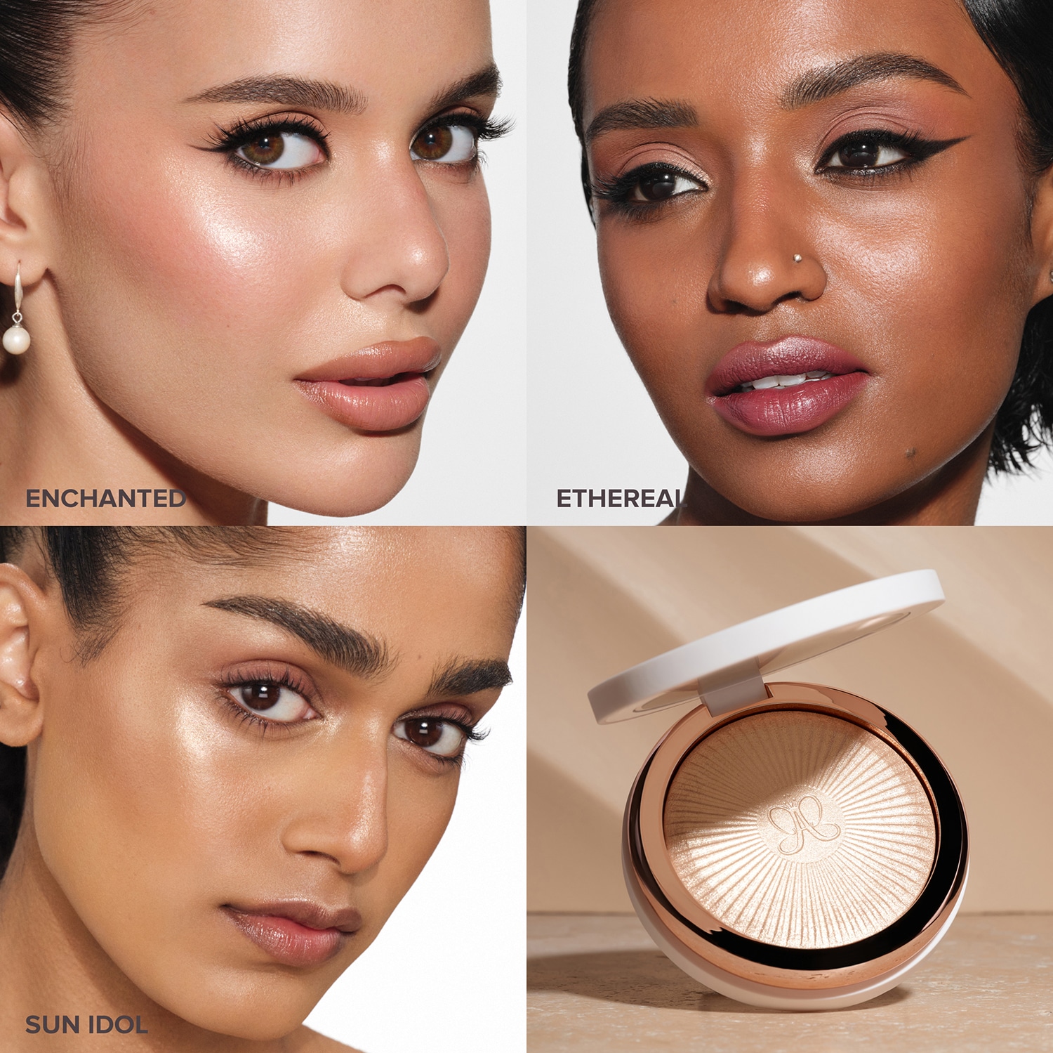 【希少】Anastasia Beverly Hills ハイライト　ゴールド Glow Seeker Highlighter - Puder rozświetlający nadający