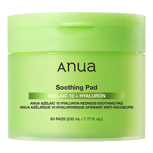 Azelaic 10 Hyaluron Redness Soothing Pad - Discos calmantes antirojeces, ANUA THE FOUNDERS