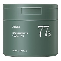 Heartleaf 77% Clear Pad - Dischetti con tonico purificante, ANUA THE FOUNDERS