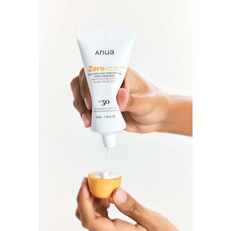 Zero-Cast Moisturizing Finish Sunscreen - Crème solaire hydratante SPF50